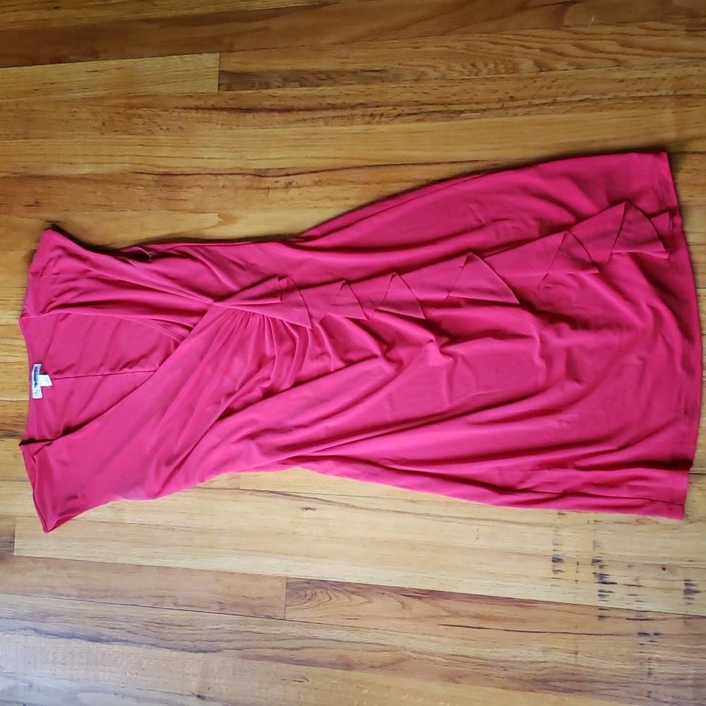 Dress Barn Red Midi Dress